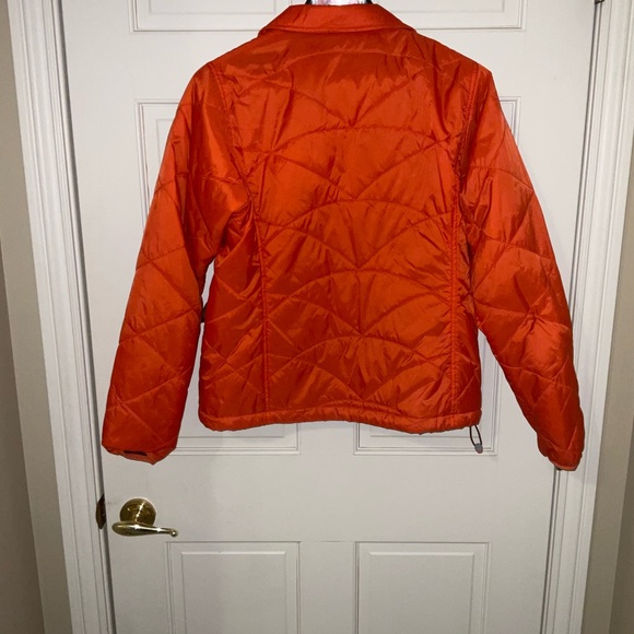 L.L.Bean burnt orange windbreaker jacket small petite - Picture 8 of 9